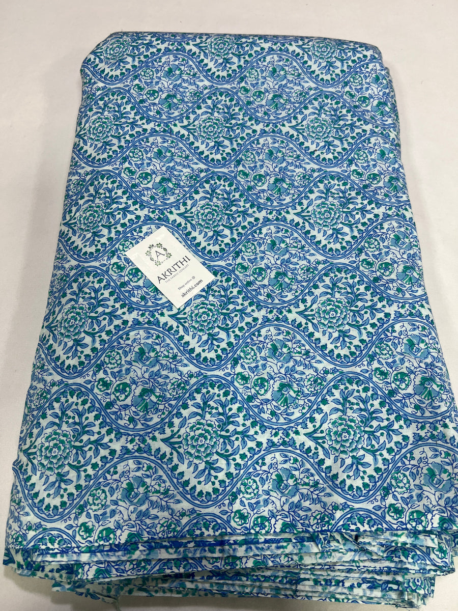 Printed pure cotton fabric