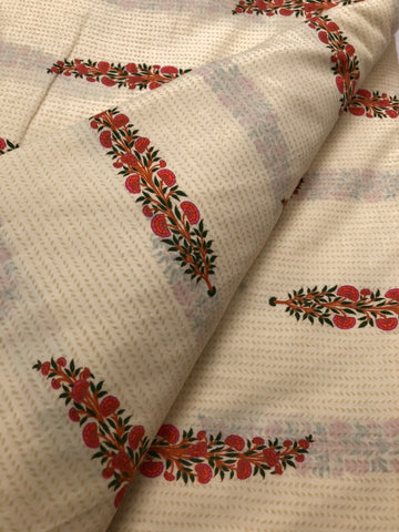 Printed cotton fabric