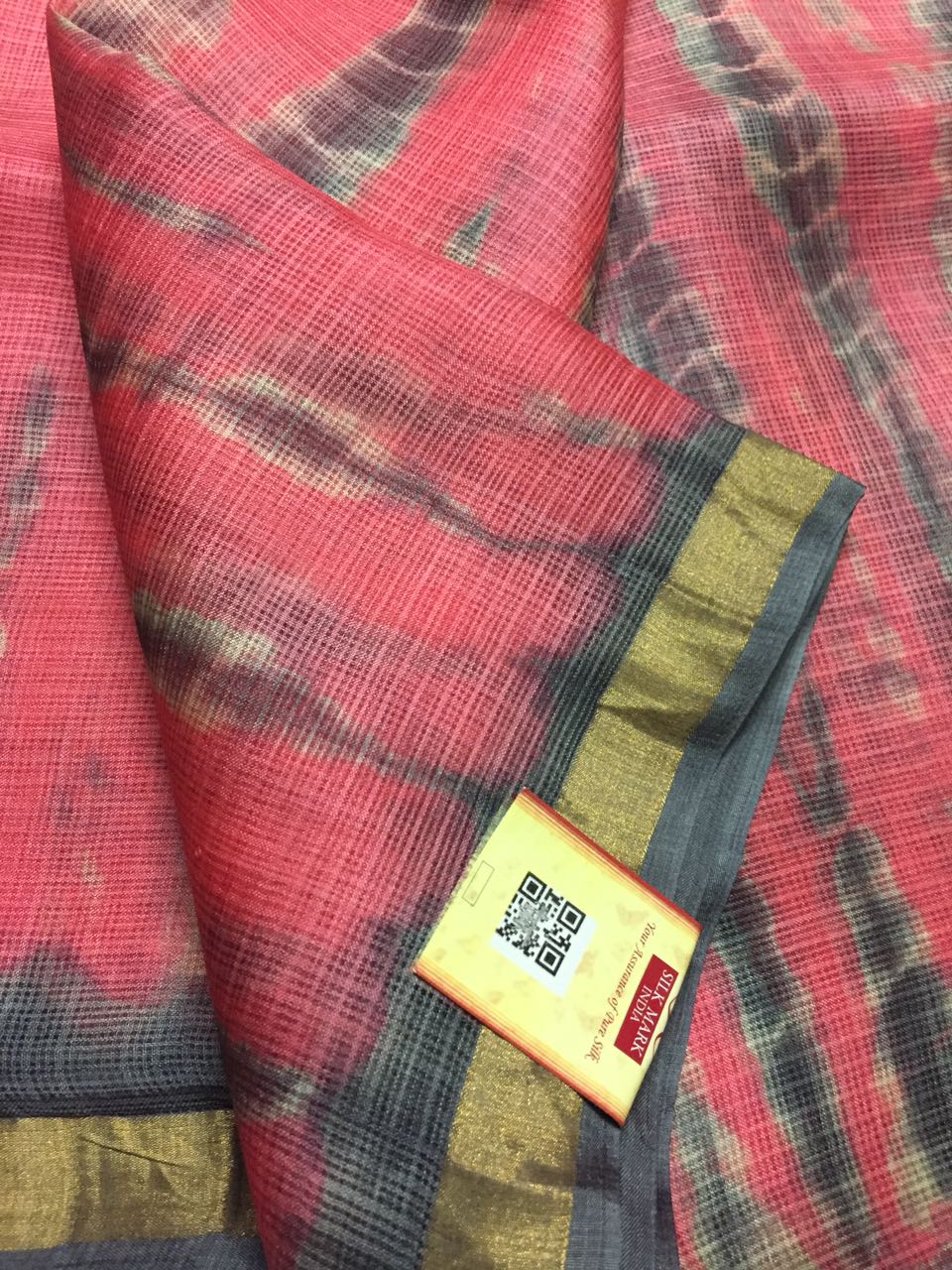 Pure kota silk saree, pure silk saree, tie and dye saree , tie and dye kota silk saree, shibori saree online.