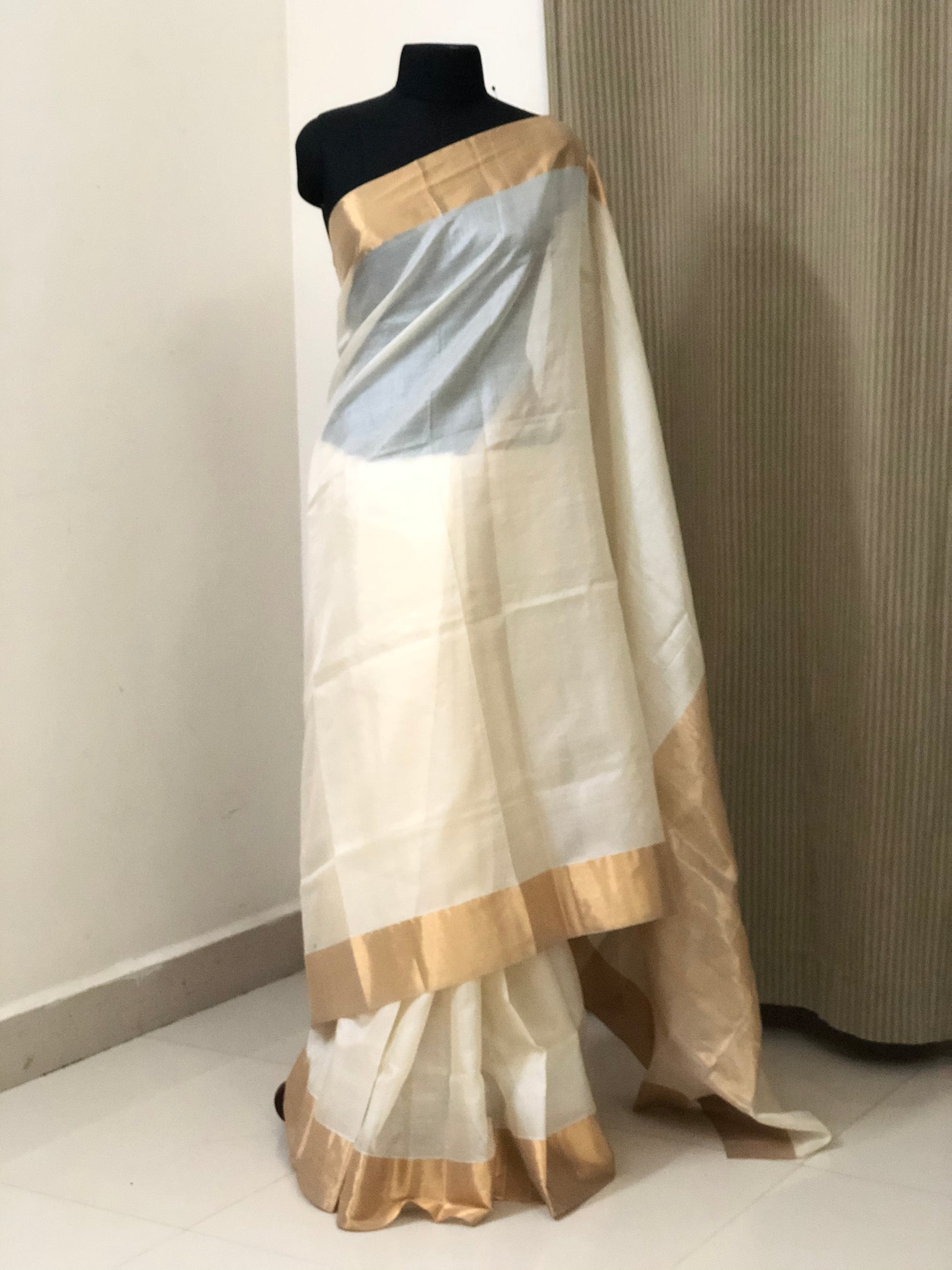 Pure tussar silk saree