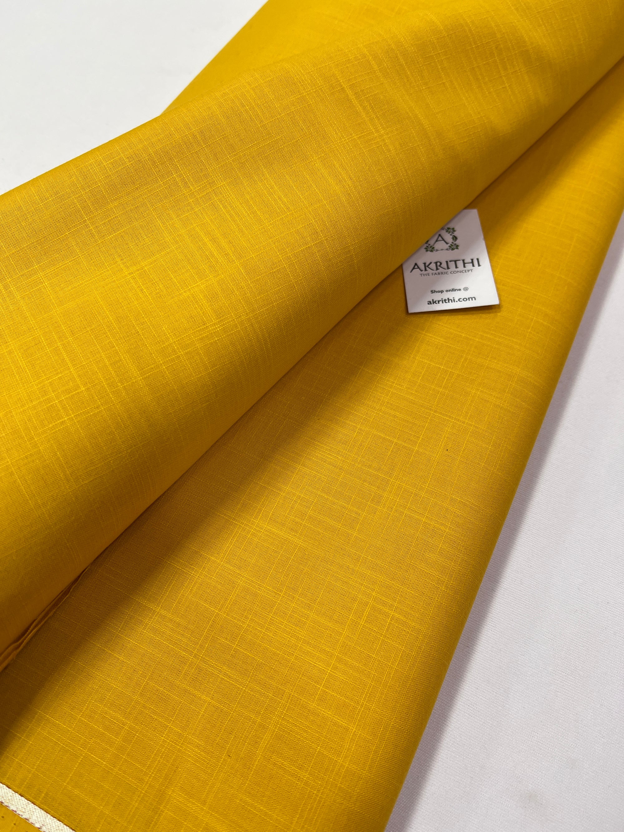 Plain cotton linen fabric