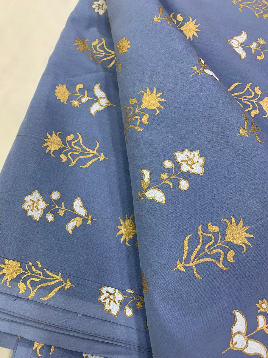 Printed pure cotton fabric