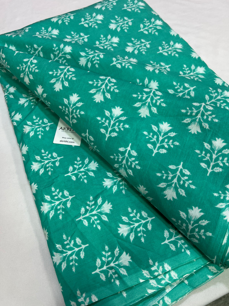 Printed pure cotton fabric