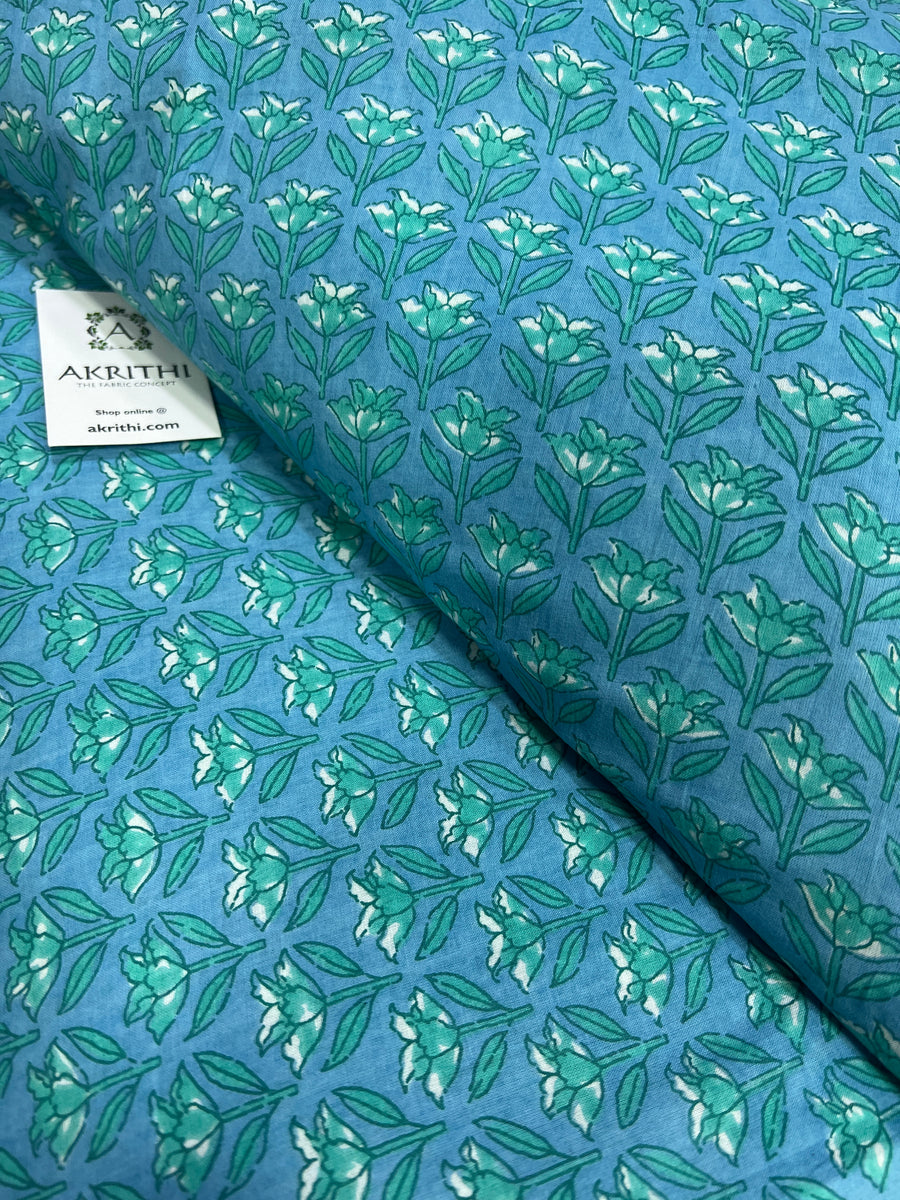 Printed pure cotton fabric