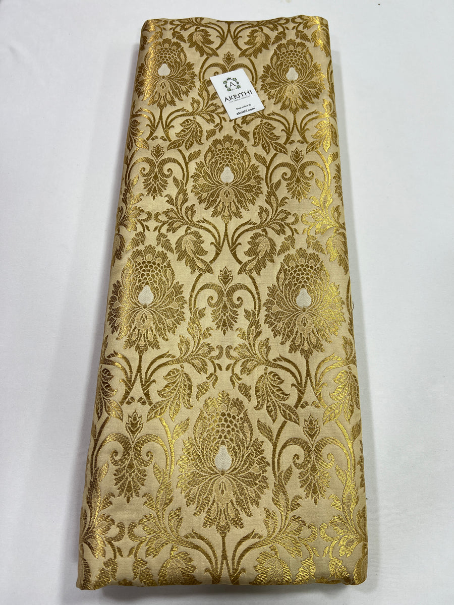 Banarasi brocade fabric 65 cms cut