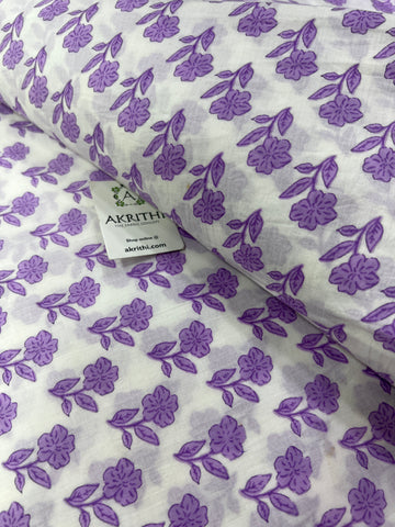 Printed pure cotton fabric