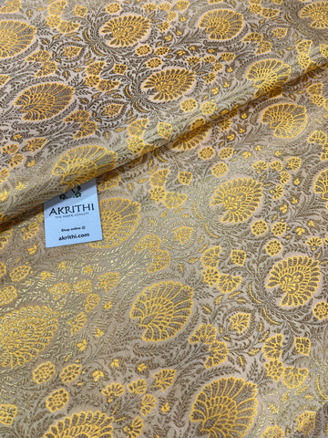 Handloom Banarasi brocade fabric