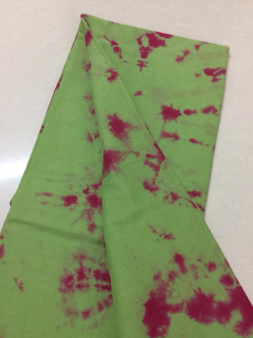Tie and dye cotton fabric