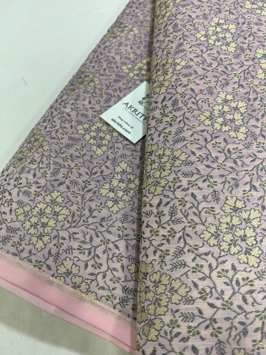 Banarasi brocade fabric without zari