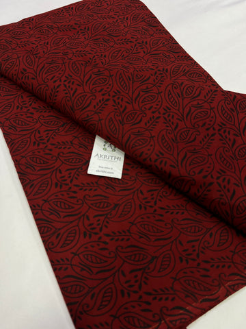 Printed pure cotton fabric