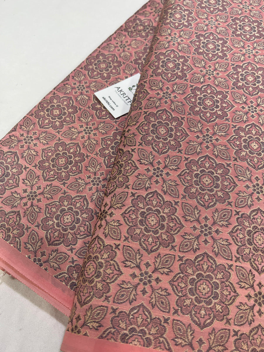 Banarasi brocade fabric without zari