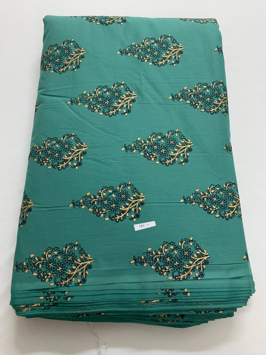 Printed cotton fabric