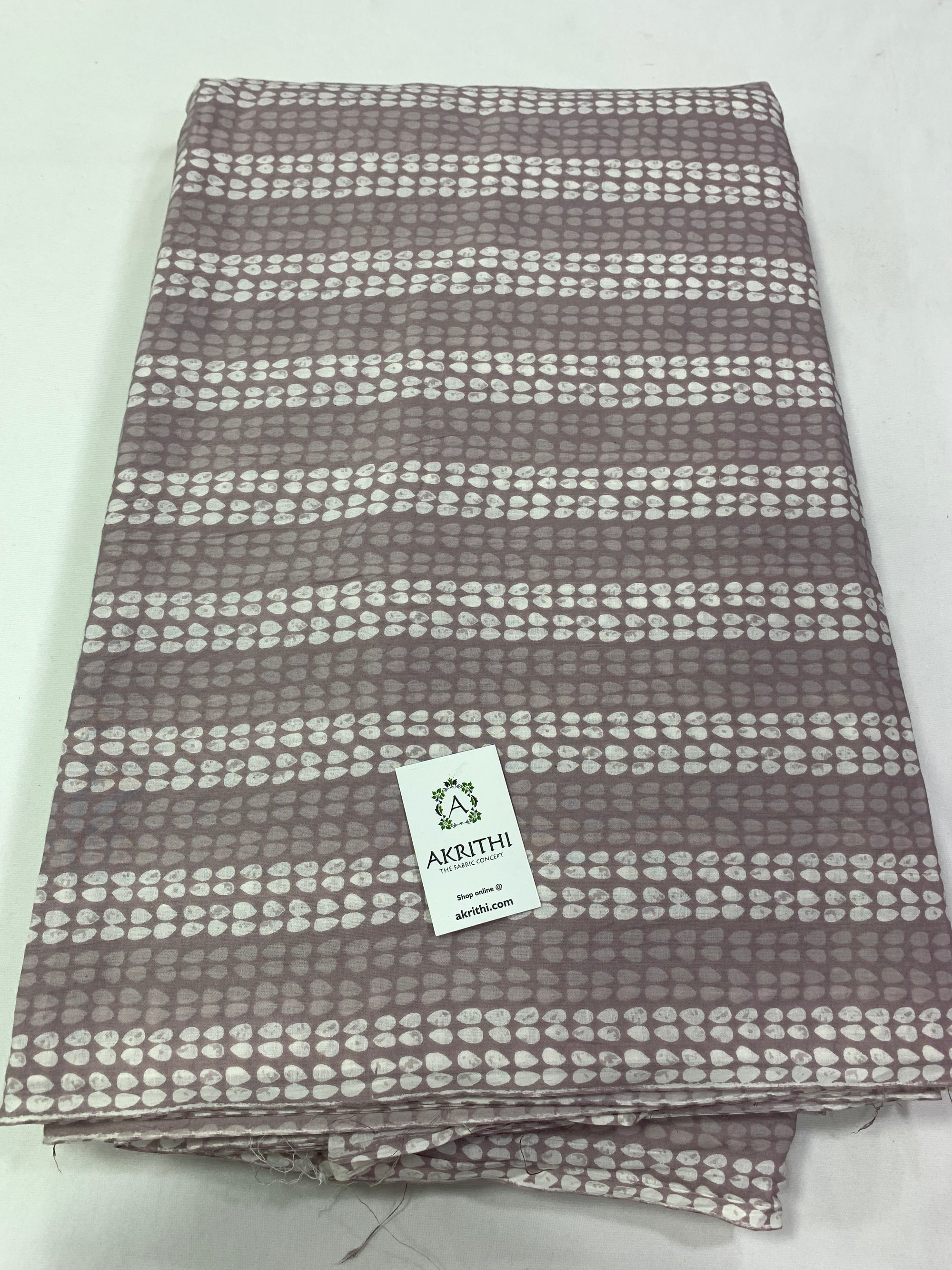 Printed pure cotton fabric
