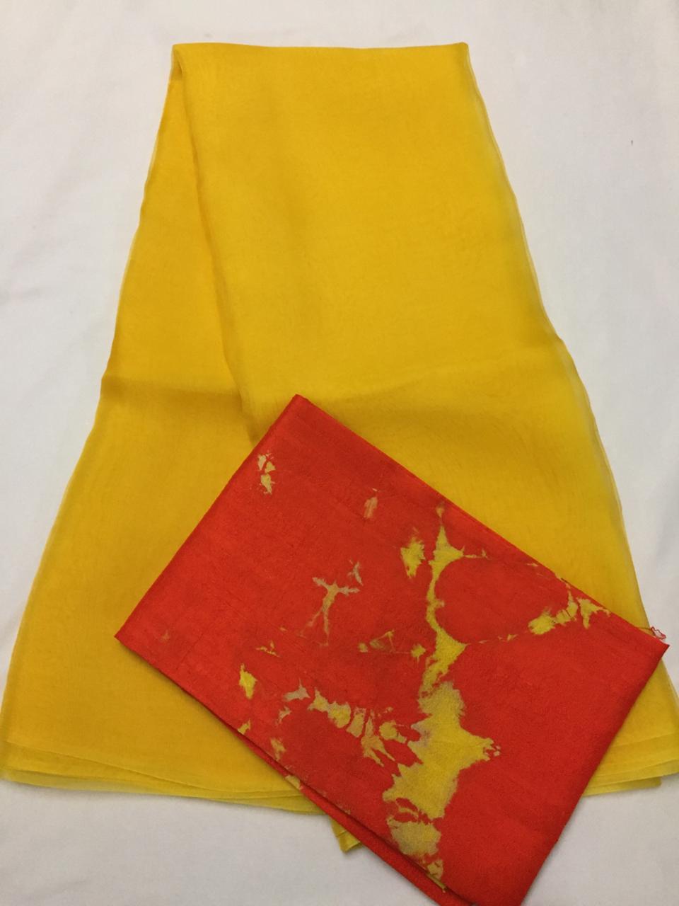 Organza silk sarees online-organza silk fabric online.