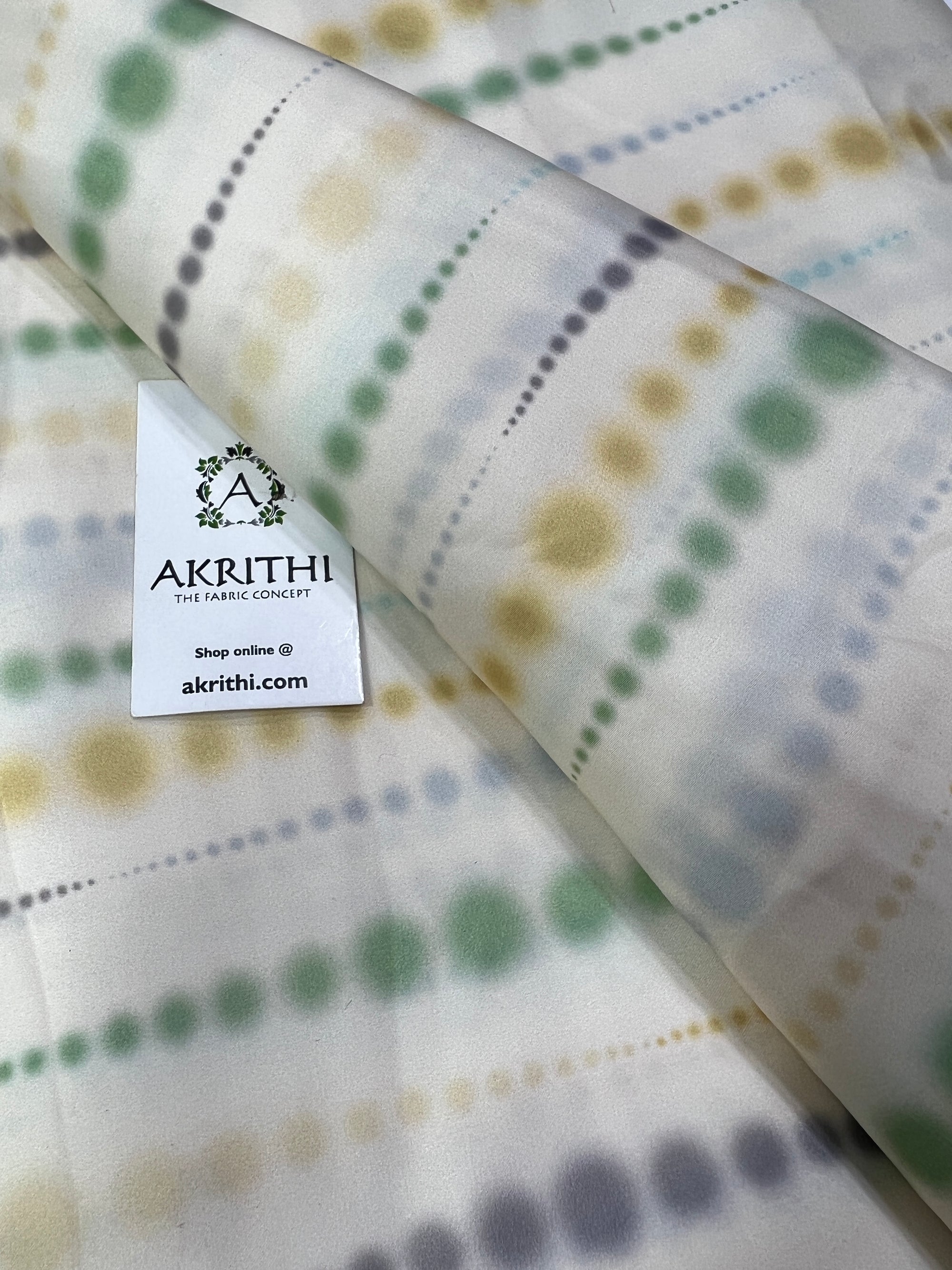 Digital printed modal satin fabric