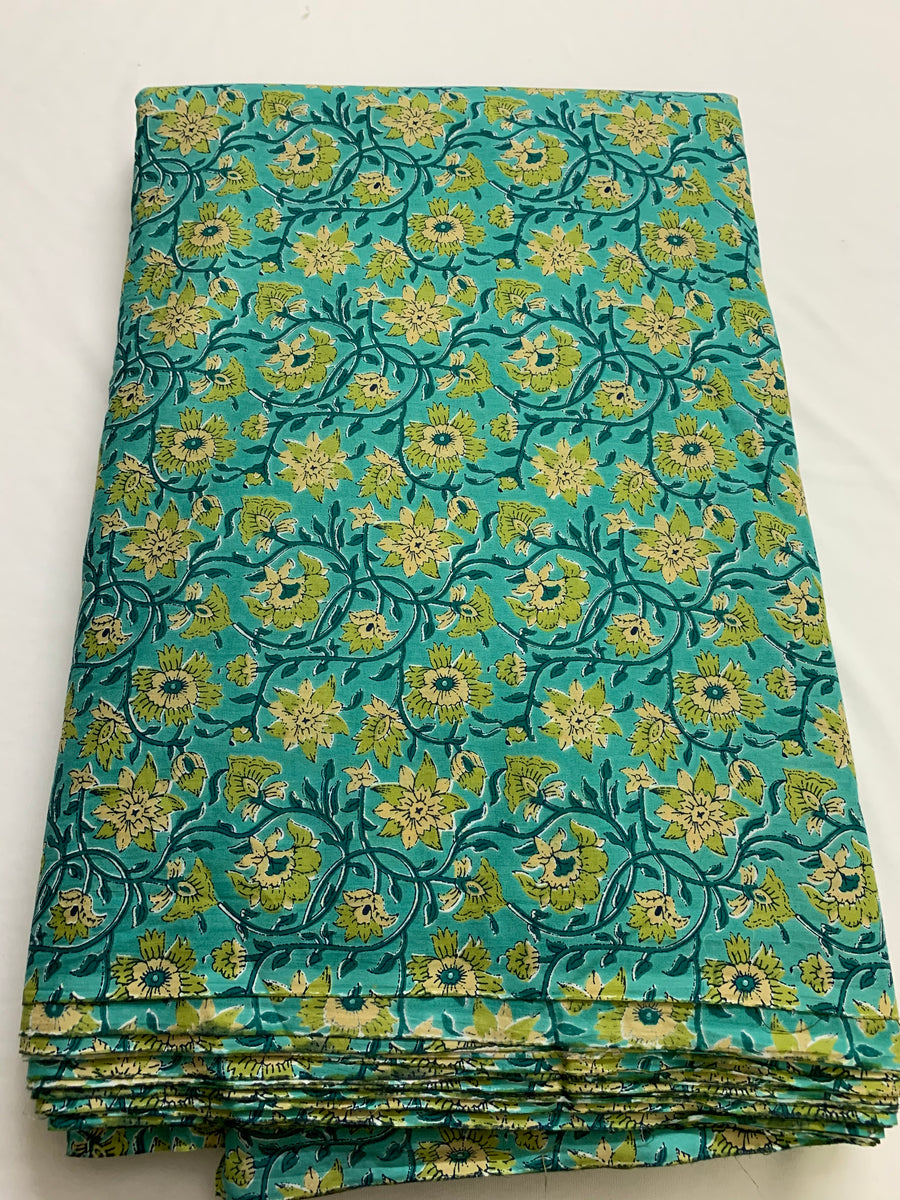 Printed pure cotton fabric