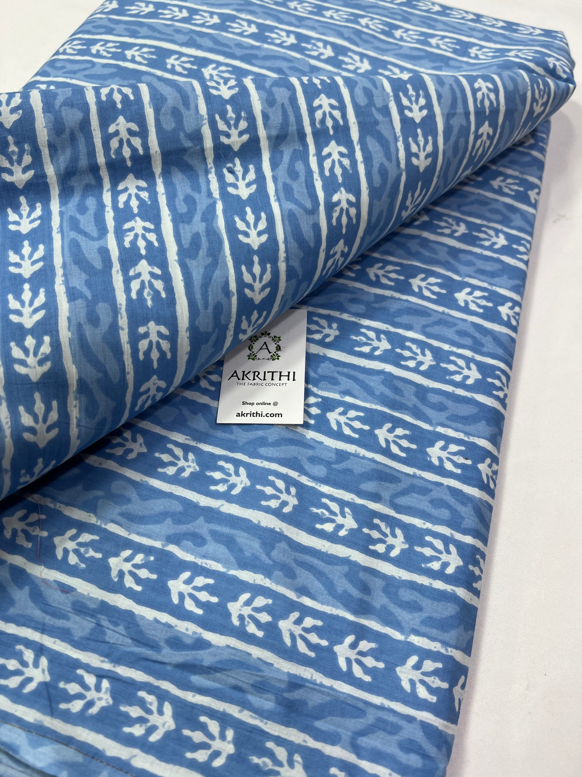 Printed pure cotton fabric