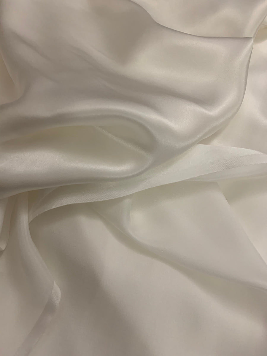 Dyeable Pure silk satin fabric (white fabric)