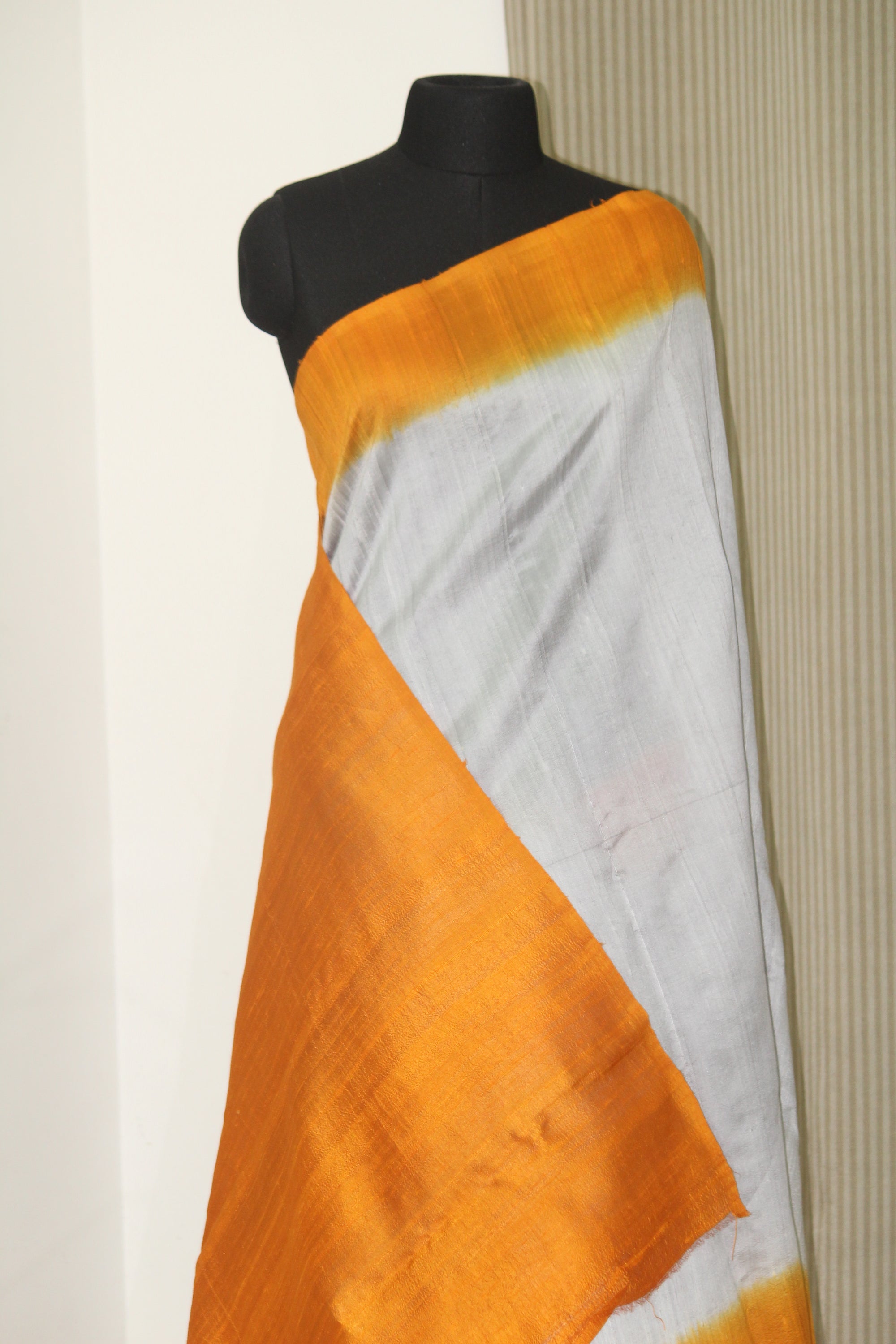 Pure dupion raw silk saree