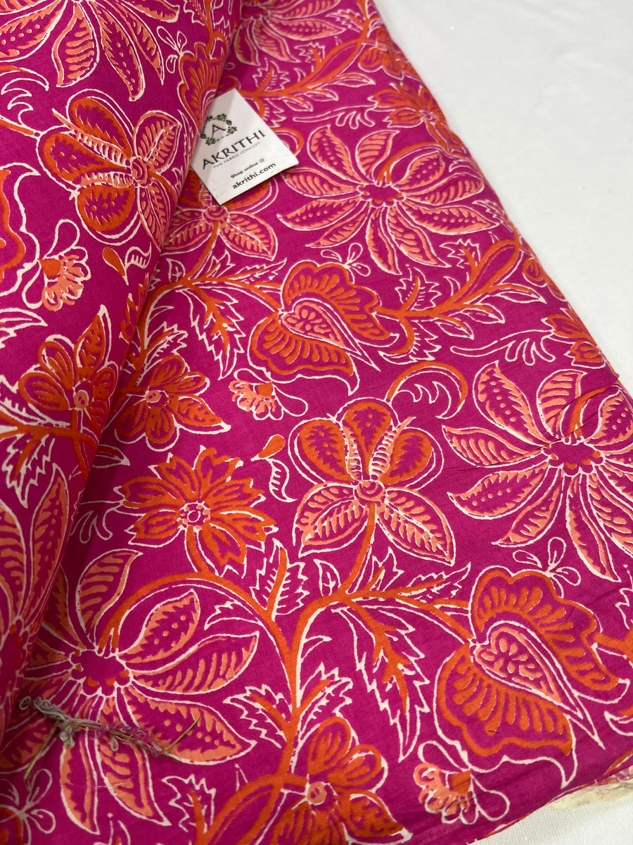 Printed pure cotton fabric