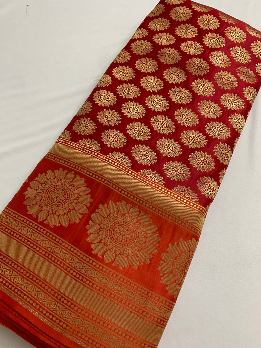 Banarasi brocade fabric 40 cms cut