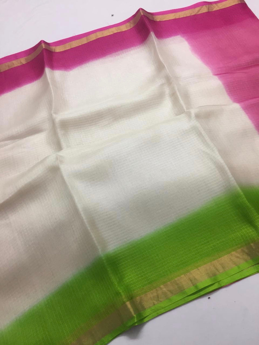 Multishaded Pure kota silk saree