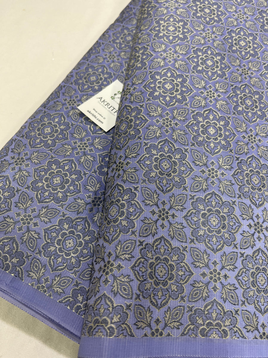 Banarasi brocade fabric without zari