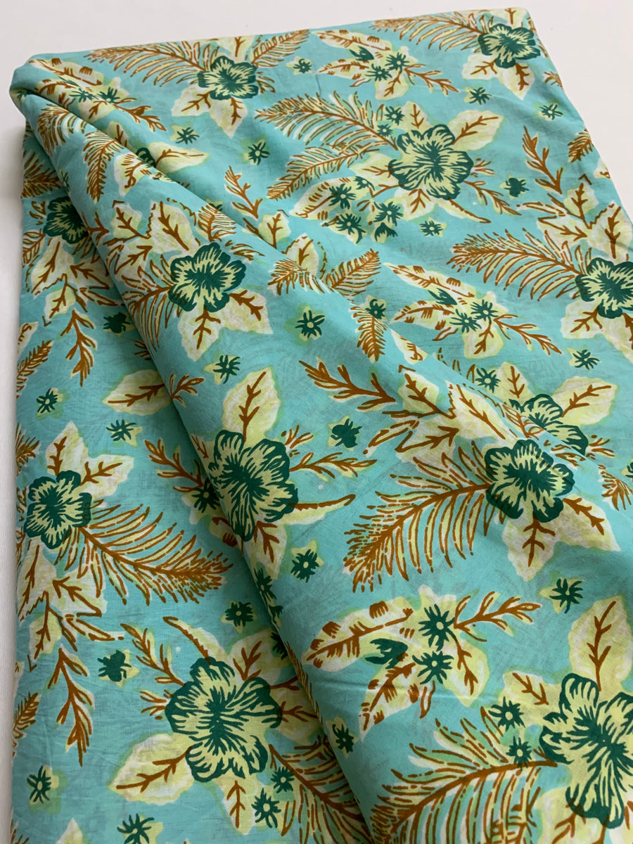 Printed pure cotton fabric