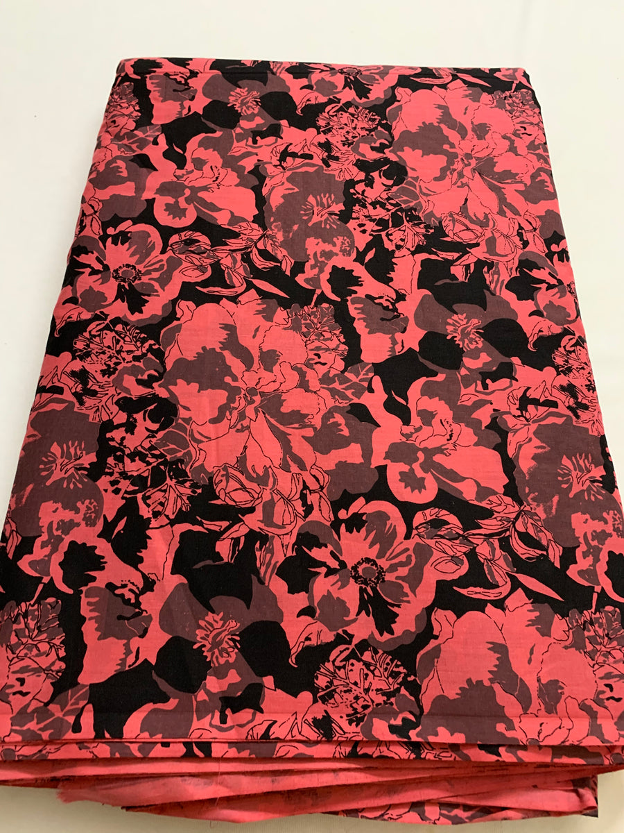 Printed pure cotton fabric