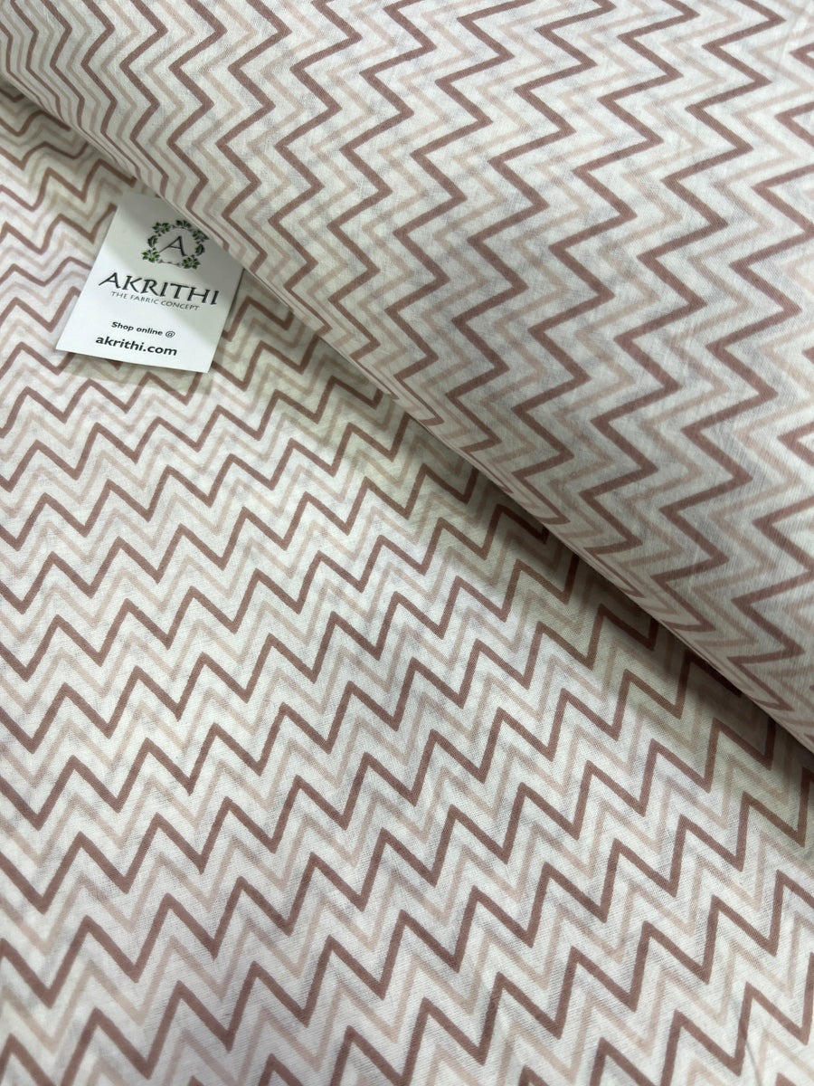 Printed pure cotton fabric