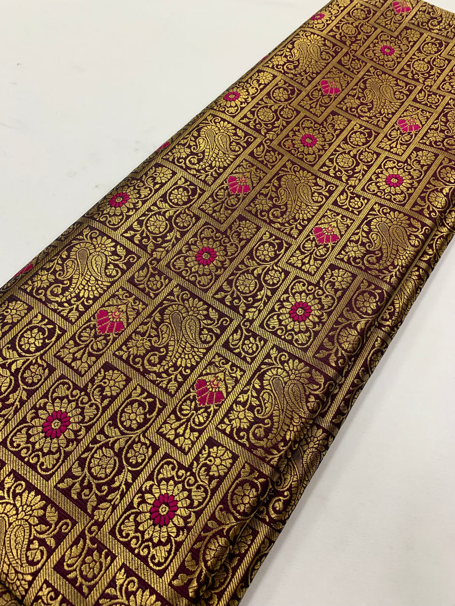 Banarasi brocade fabric