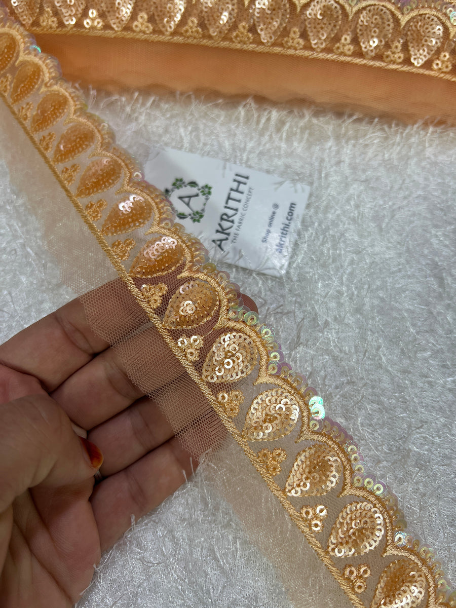 Embroidery Cut Work Lace, Designer Lace, Saree Lace, Saree Border at Rs  240/roll in Surat