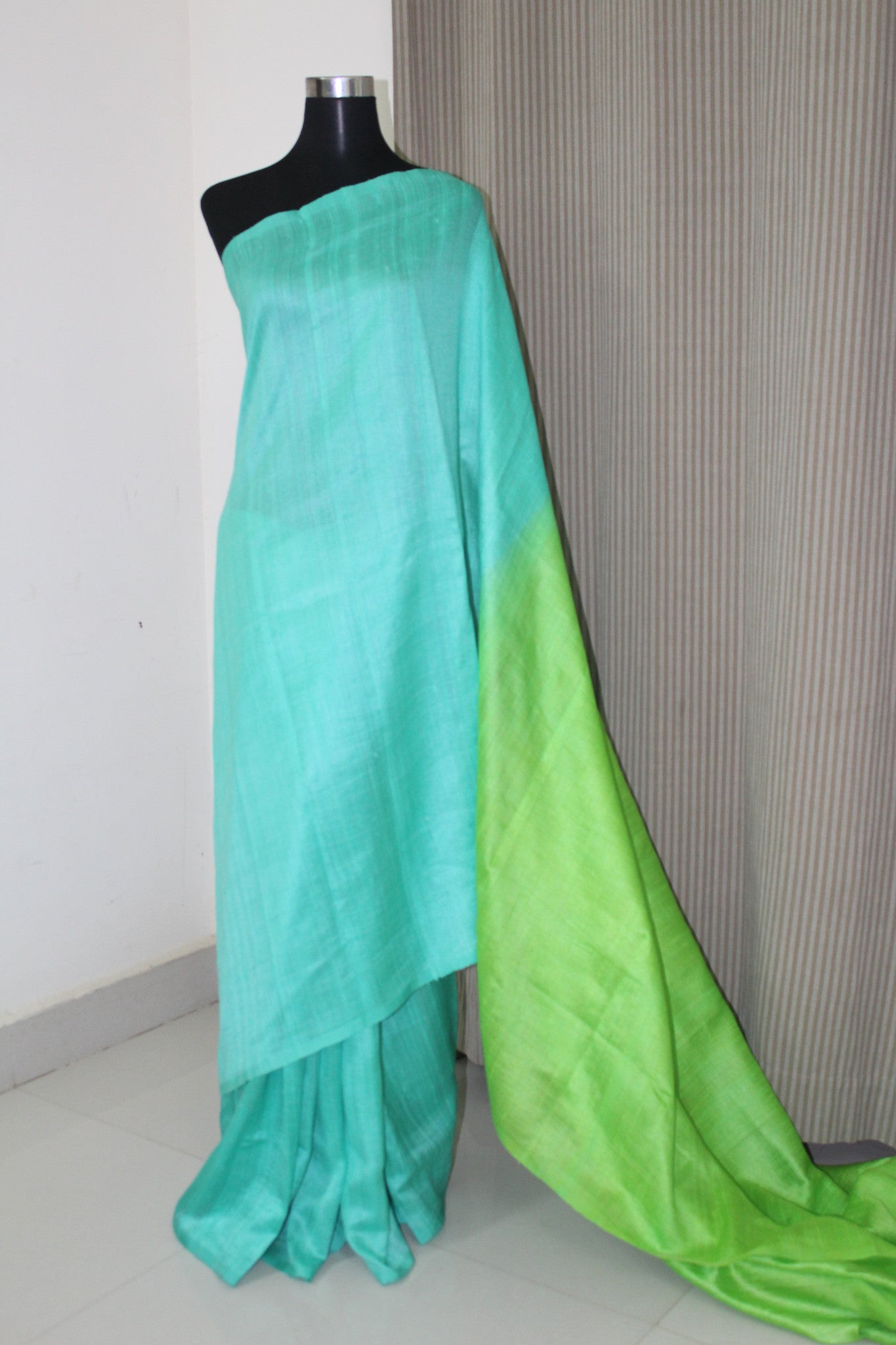 Dupion pure raw silk saree