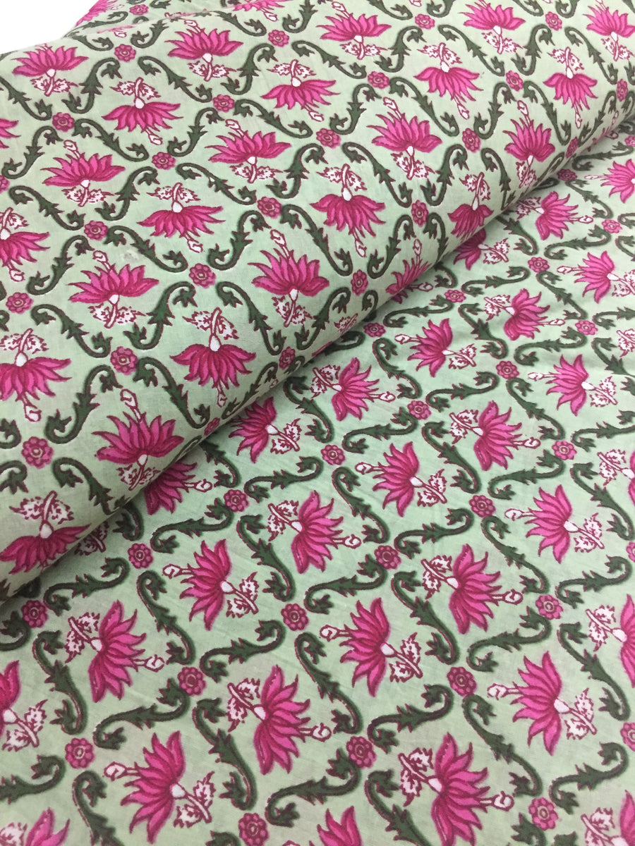 Printed cotton fabric