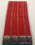 Shibori tie and dye pure raw silk kurta
