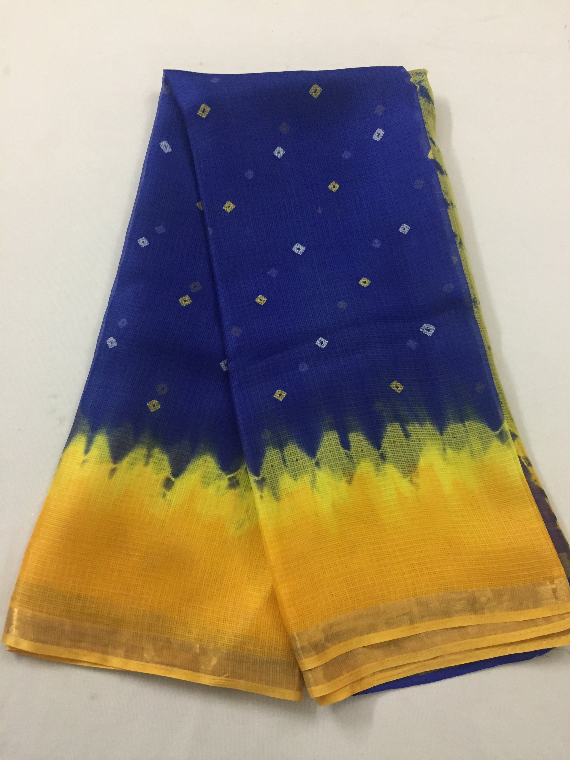 Tie and dye Bandhani pure kota silk saree