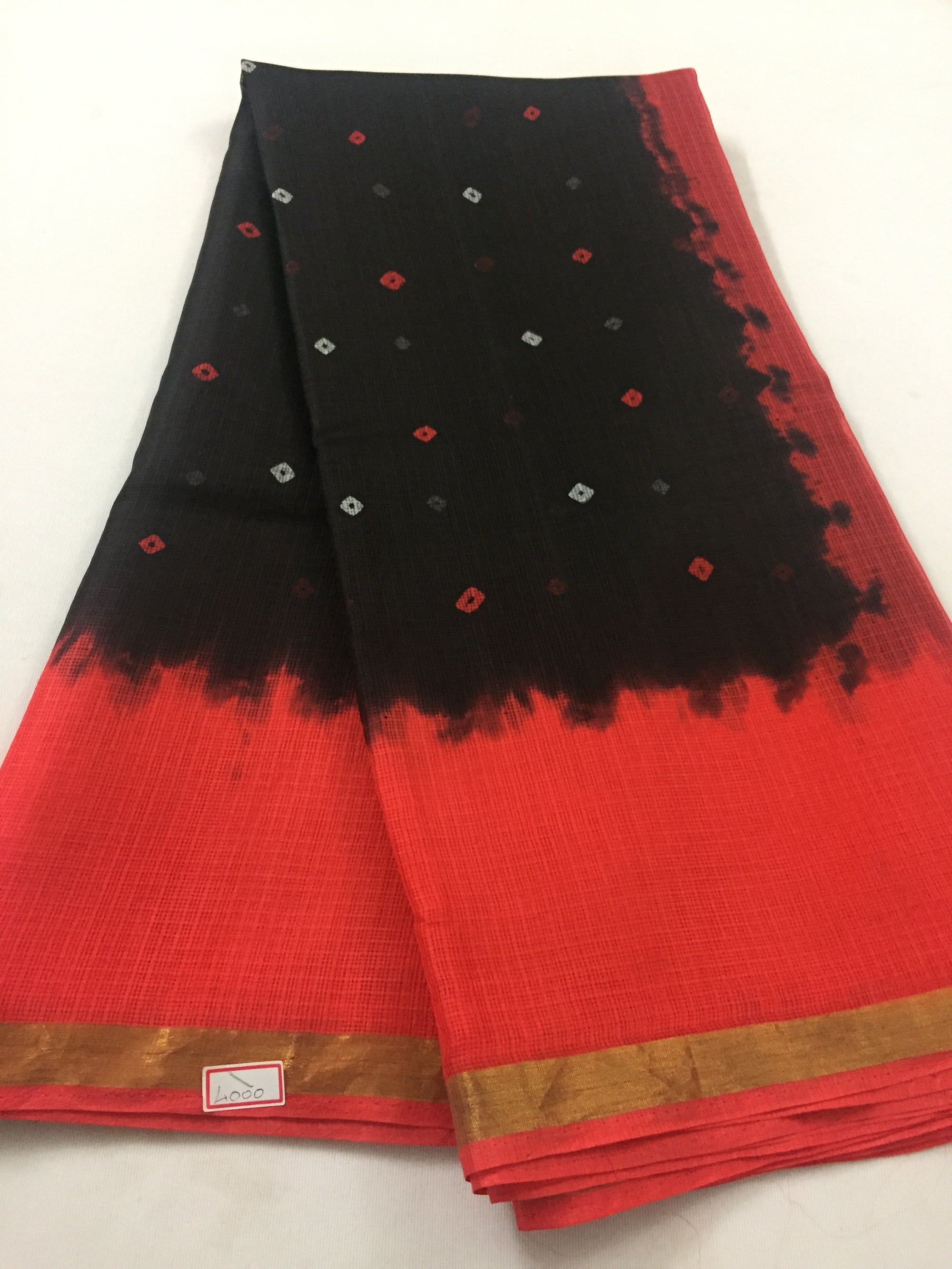 Tie and dye Bandhani pure kota silk saree