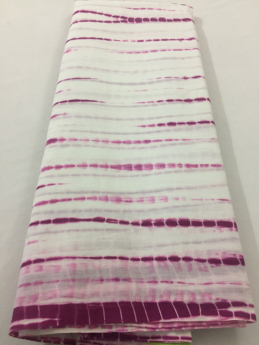 Mul cotton tie and dye fabric
