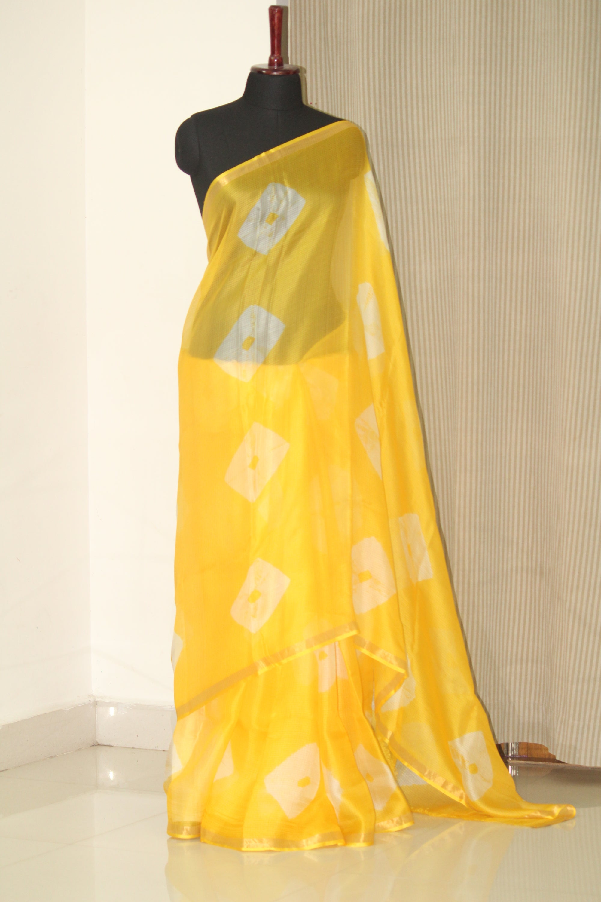 Tie and dye Bandhani pure kota silk saree