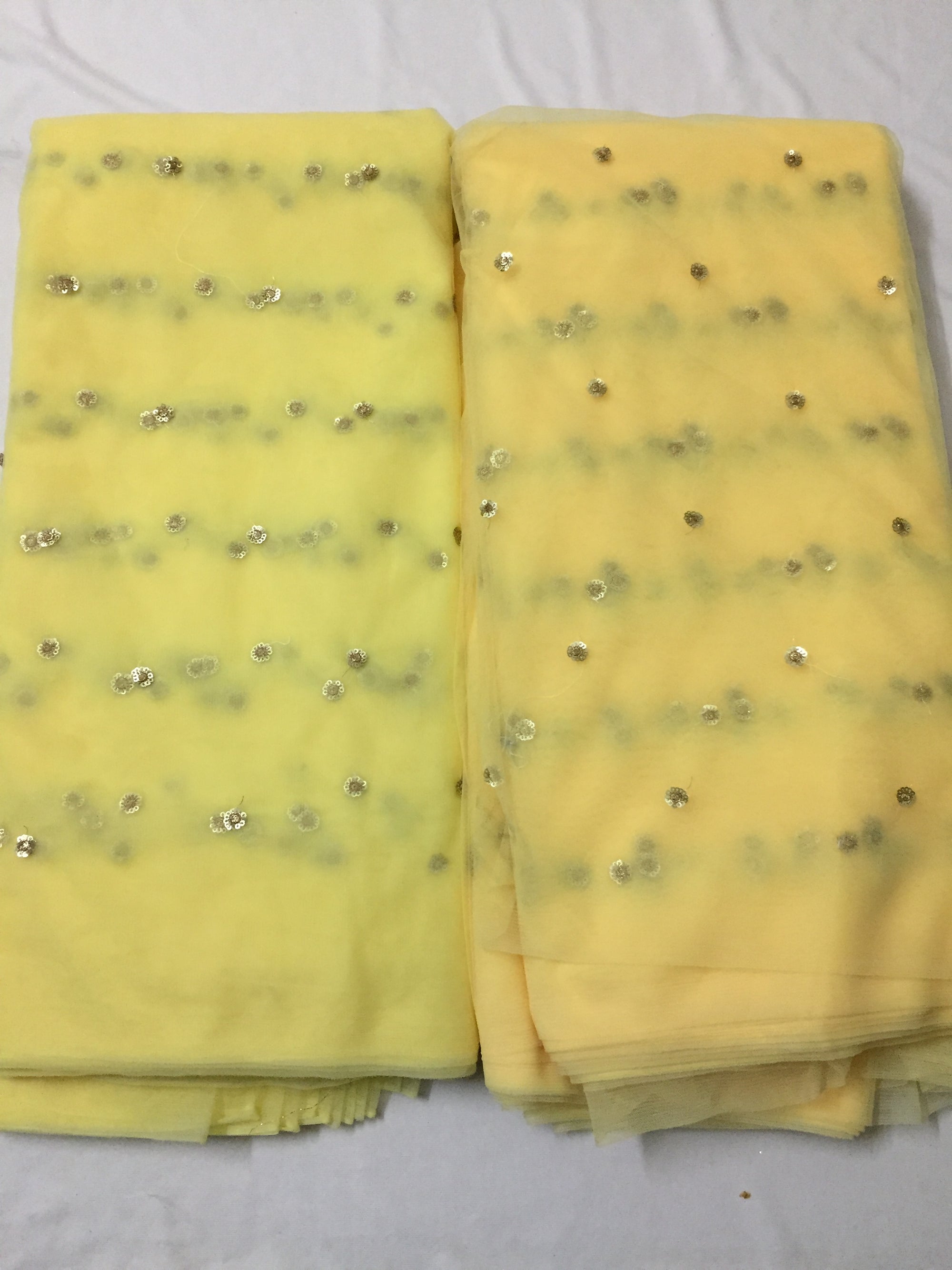 Butti net dupatta fabric