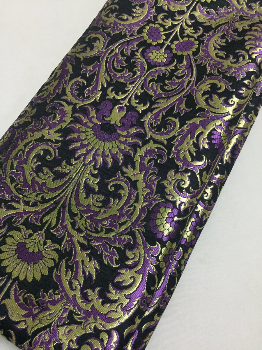 Banarasi kimkhab fabric 75 cms cut