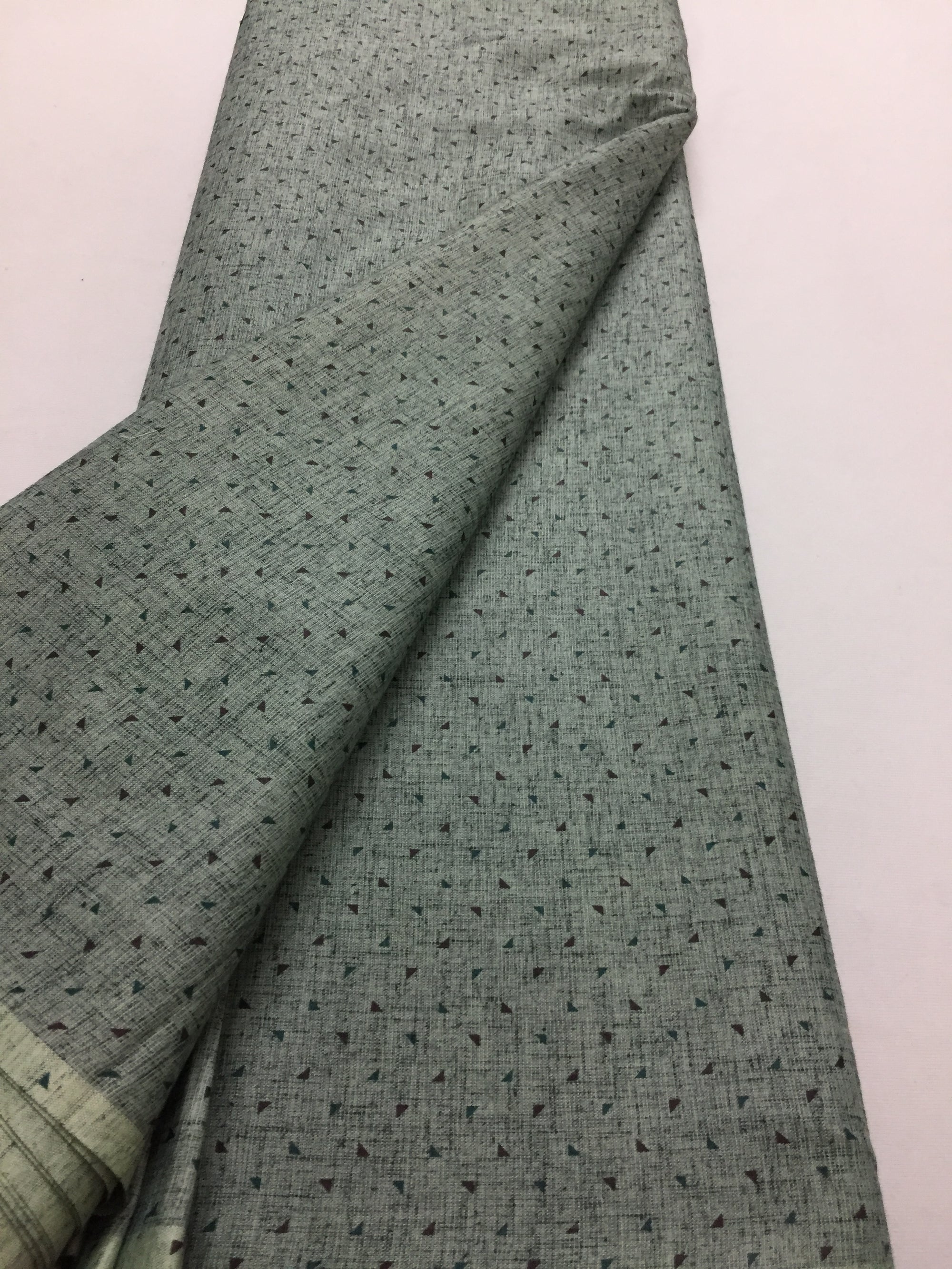 Printed cotton blend fabric