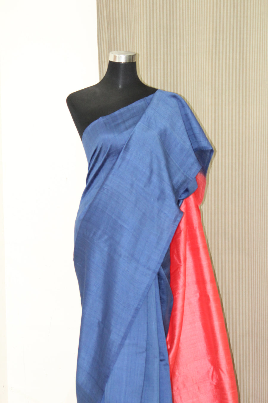 Pure dupion raw silk saree