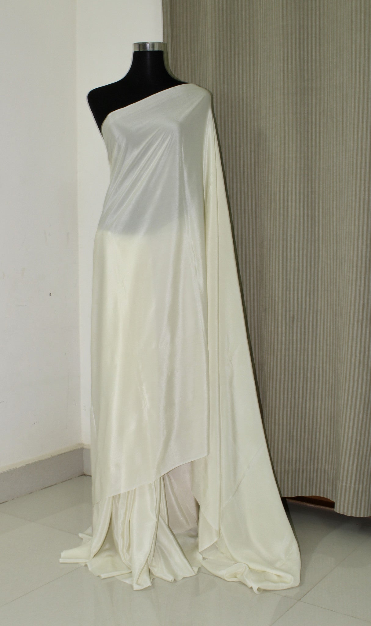 Pure silk crepe saree