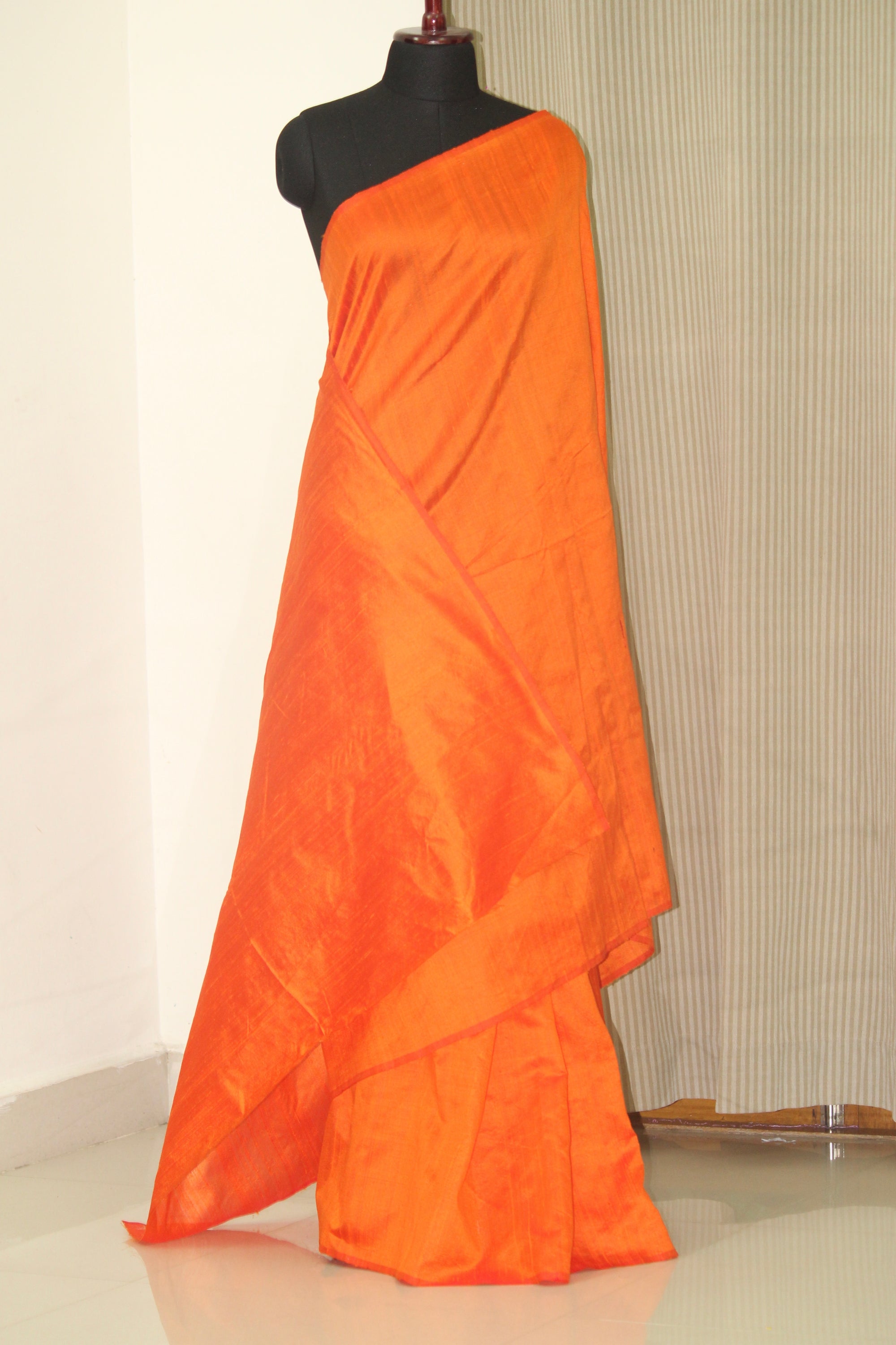 Dupion pure raw silk saree