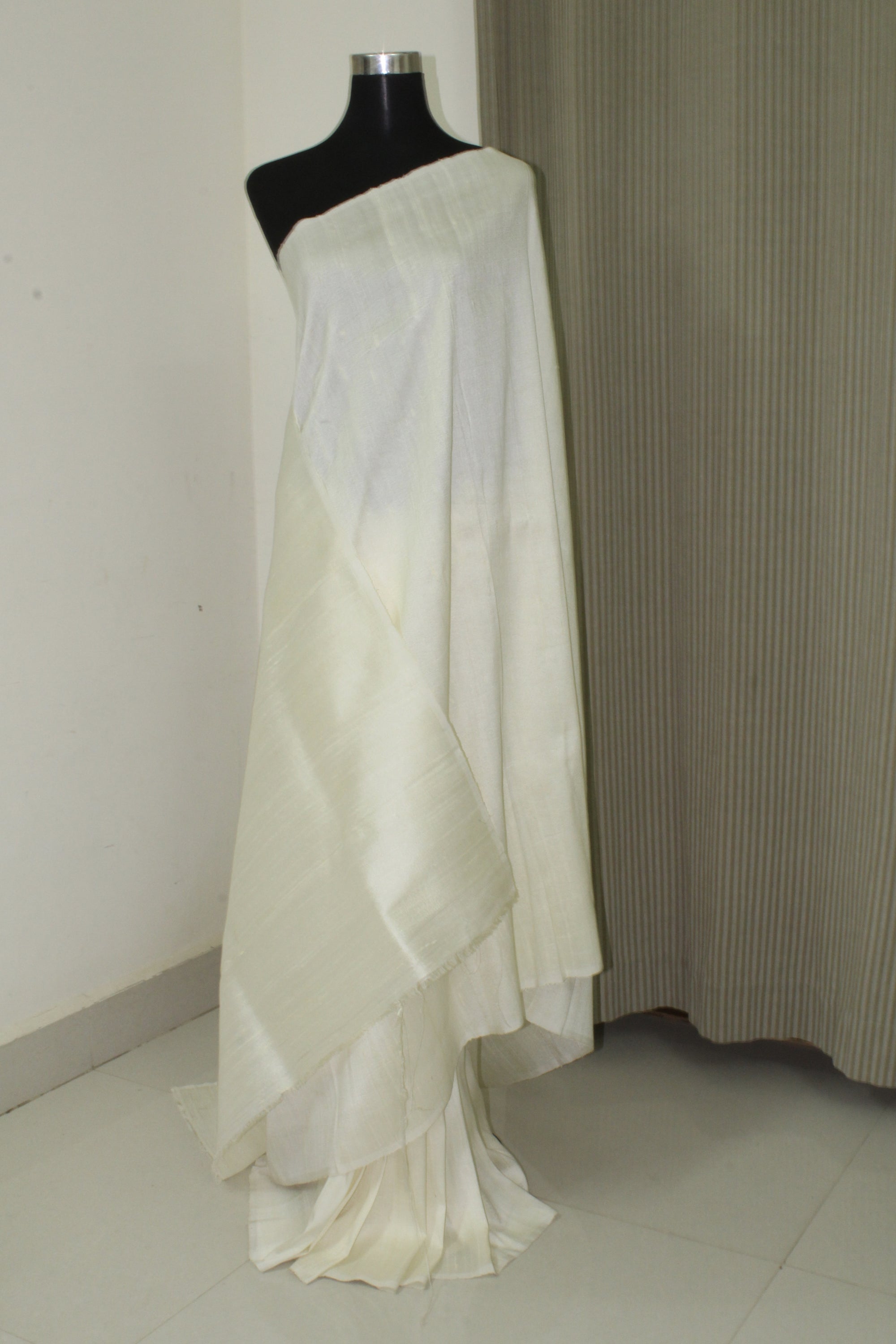 Dupion pure raw silk saree