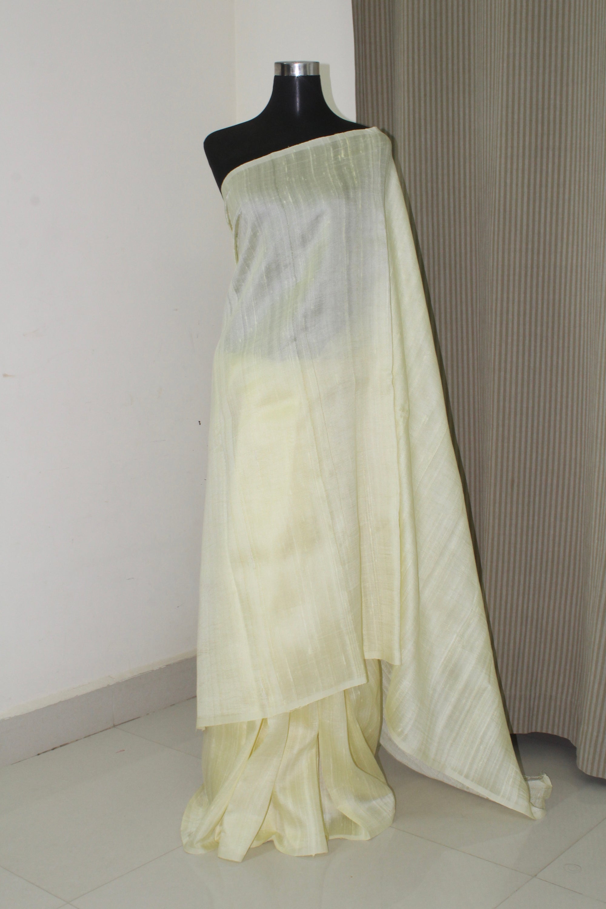 Dupion pure raw silk saree
