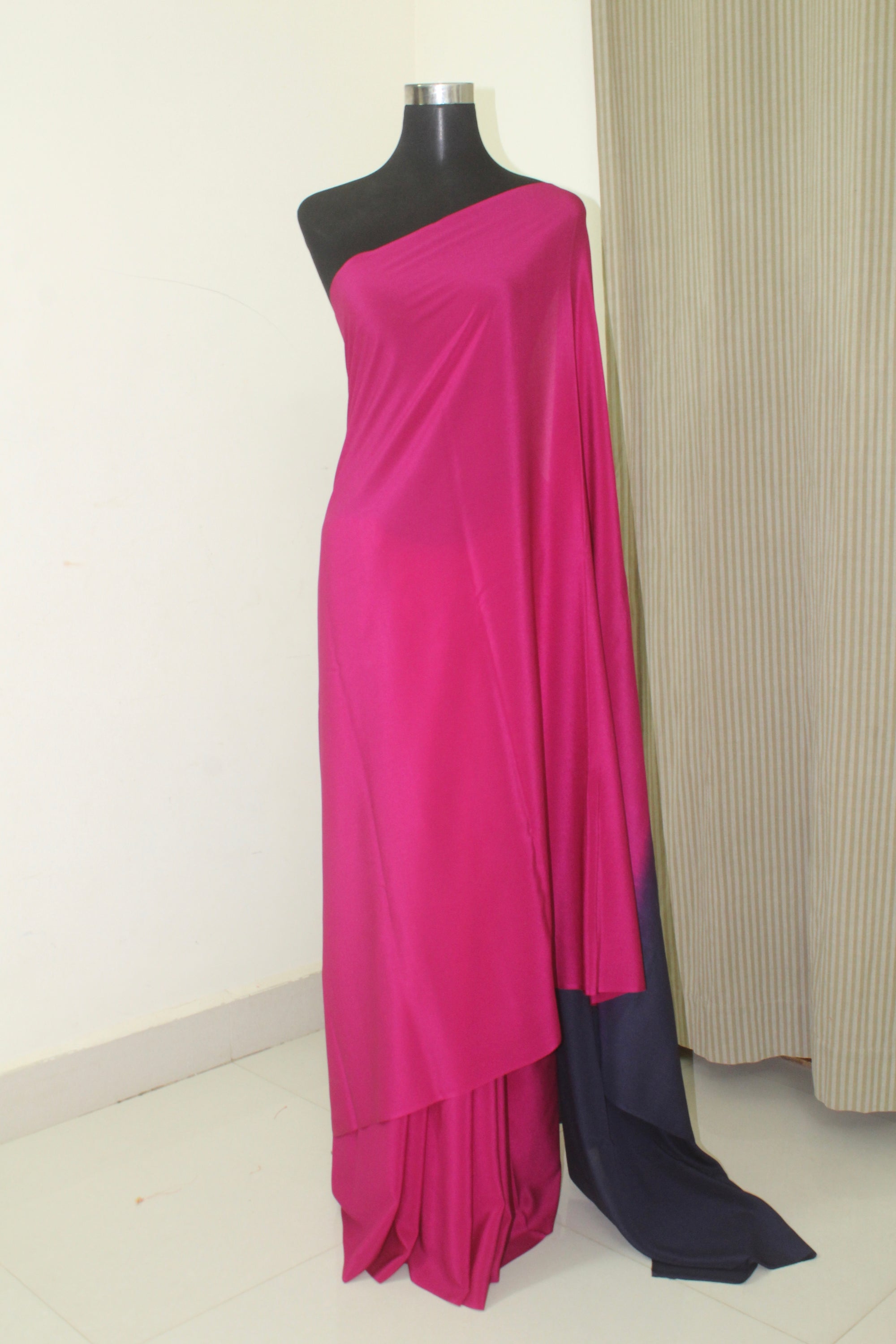 pure silk crepe saree